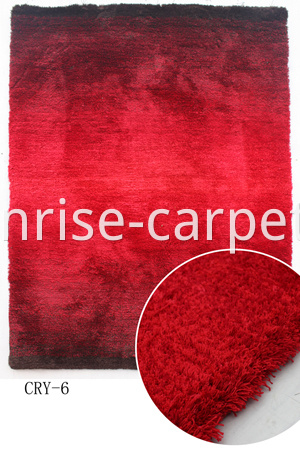 microfiber with gradational color carpet